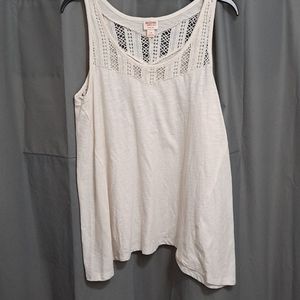 Mossimo Supply Co. Swingy Tank Large Cream